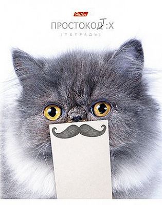 Тетрадь 48л А5ф клетка на скобе серия -Простокот-