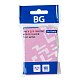 Бумага для заметок "BG", 76x51мм, 100л, розовая, клеевой край, в пакете
