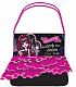 Сумка текстильная Centrum, серия "Monster High" с декоративной сетчатой отделкой на молнии
