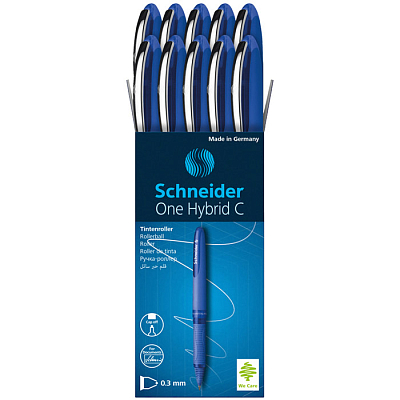 Роллер чернильный "Schneider One Hybrid C", 0,5мм, синий