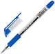 Ручка шариковая "Staff OBP-279", 0,7мм, синяя, чернила на масляной основе, резиновый грип, прозрачный корпус