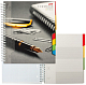 Тетрадь "Hatber", 120л, А5, клетка, 4 цветных разделителя, на гребне, серия "Office Line"