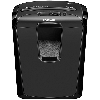 Уничтожитель документов "Fellowes Powershred M-8C", DIN P-3, 4х50мм, 8 листов, 15 литров