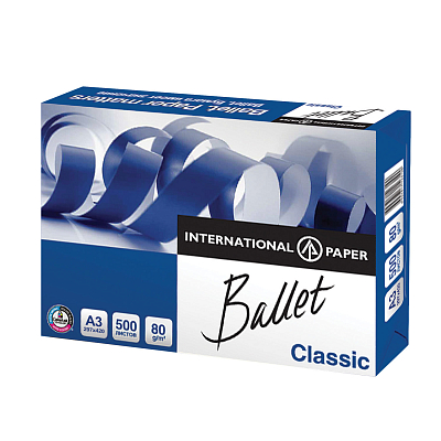 Бумага для печати "Ballet Classic", A3, 80гр/м2, 500л, класс C