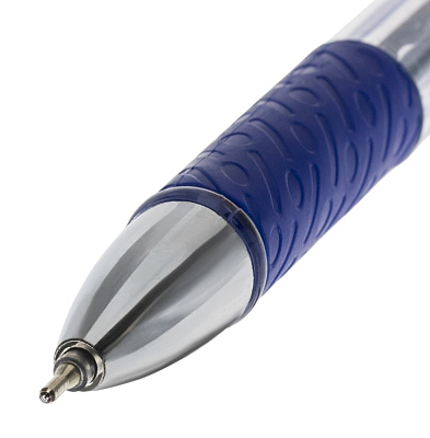 Ручка шариковая "Staff Profit", 0,7мм, синяя, чернила на масляной основе, прозрачный корпус