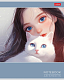 Тетрадь "Hatber", 48л, А5, клетка, ламинация "Soft-Touch", на скобе, серия "Cats and Girls"