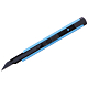 Нож канцелярский "Berlingo Color Zone", 9мм, нержавеющее чёрное лезвие, металлический корпус, голубой, в пластиковом боксе