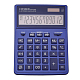 Калькулятор настольный "Citizen", SDC-444XRNVE, 12-разрядный, 155x204x33мм, синий