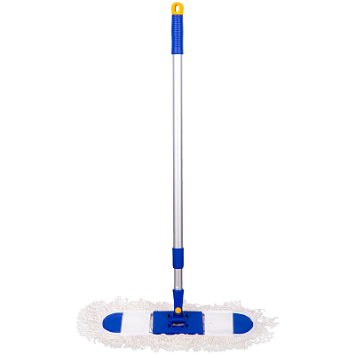 Швабра-рамка "OfficeClean Professional", алюминиевая рукоятка 75-130см, держатель 40см, насадка МОП хлопок