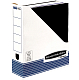Папка картонная архивная "Fellowes R-Kive Prima", 80x312x258мм, бело-синяя