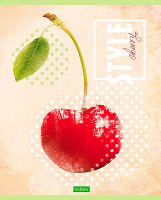 Тетрадь "Hatber Eco", 48л, А5, клетка, на скобе, серия "Fruit Style"