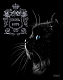 Тетрадь "Hatber", 48л, А5, клетка, 3D лак и фольга, ламинация, на скобе, серия "Royal Cats"