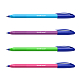 Ручка шариковая "Erich Krause U-108 Neon Stick", 1мм, синяя, чернила на масляной основе, цветной корпус ассорти