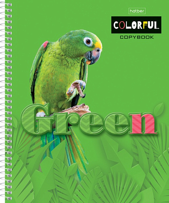 Тетрадь "Hatber Eco", 48л, А5, клетка, на спирали, серия "Green"