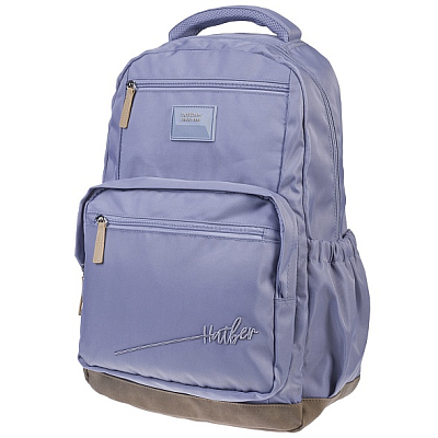 Рюкзак "Hatber", 46x31x17см, полиэстер, 2 отделения, 4 кармана, серия "Prime - Blue Grey"
