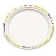 Тарелки десертные одноразовые, бумажная Д=170 мм, белые 50 шт "Chinet"