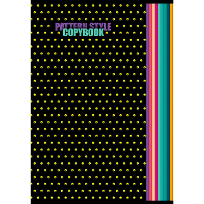 Тетрадь "Hatber", 48л, А4, клетка, на скобе, серия "Patternstyle"