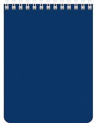 Блокнот "Hatber", 60л, А6, клетка, на гребне, серия "Синий"