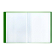 Папка пластиковая для документов "OfficeSpace", А4, 400мкм, 10 вкладышей, 9мм, зелёная