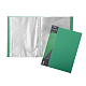 Папка пластиковая "Hatber", А4, 100 вкладышей, 800мкм, корешок 40мм, серия "Standard - Зелёная"