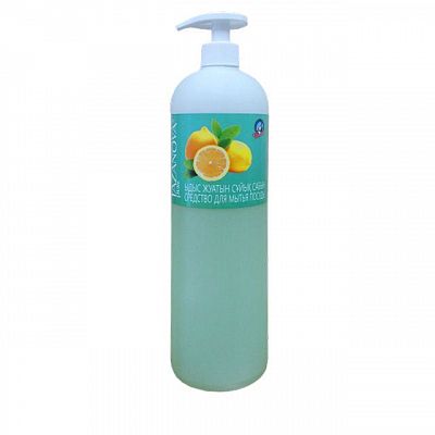 Жидкое средство для мытья посуды "TAZANOVA PURE", Лимон, 1л