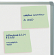 Бумага для заметок "Brauberg", 76x76мм, 100л, зелёная, пастельная, клеевой край, в пакете