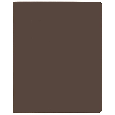 Тетрадь "Hatber", 48л, А5, клетка, ламинация "Soft-Touch", на скобе, серия "SoloMatte - Шоколадный мусс"