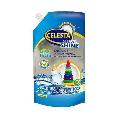 Жидкое средство для мытья детской посуды "CELESTA BIO", 500мл.