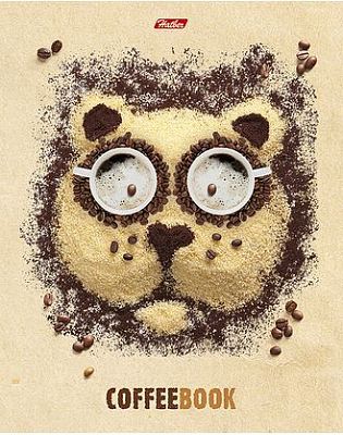 Тетрадь 48л А5ф клетка на скобе серия -CoffeeBook-