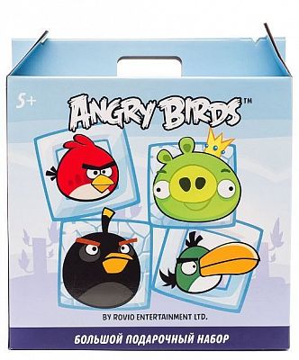 Набор школьника "Centrum", 16 предметов, серия "Angry Birds", в подарочной упаковке