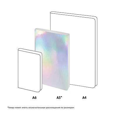 Ежедневник недатированный "Greenwich Line", 136л, А5, тонированный блок, цветной срез, серия "Galaxy - Pearl Mirror"