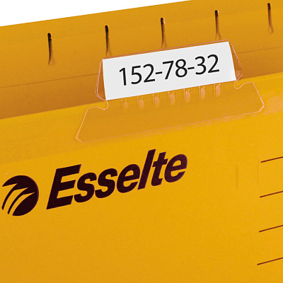 Папка картонная подвесная "Esslte Plus", Foolscap, 412x240мм, 300л, 210гр/м2, жёлтая