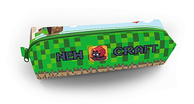 Пенал "Hatber", 210х45х45мм, мягкий, на молнии, серия "New Craft"
