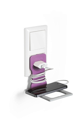 Держатель для смартфона "Durable Varicolor", 84x134x4,5мм, розовый