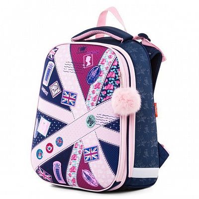 Рюкзак "Hatber", 37x29x17см, EVA-материал, 2 отделения на молнии, серия "Ergonomic Hello, England!"