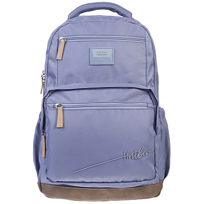 Рюкзак "Hatber", 46x31x17см, полиэстер, 2 отделения, 4 кармана, серия "Prime - Blue Grey"