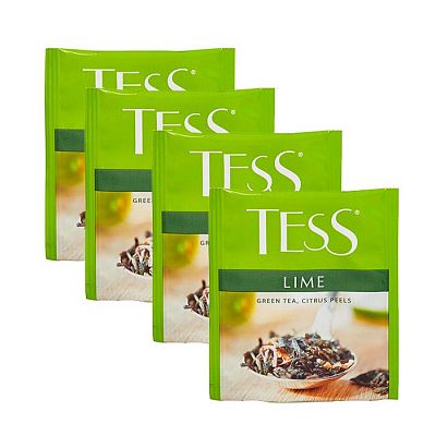 Чай зеленый Tess Style,100 пакетиков