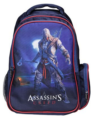 Рюкзак "Hatber HD", 43x31x17,5см, полиэстер, 2 отделения, 2 кармана, серия "City Style - Assassin"s Creed"