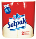 Бумажные полотенца "Selpak" Comfort, 2 слоя, белые, упакованы по 4 рулона
