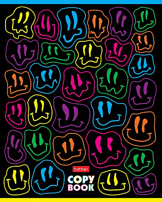 Тетрадь "Hatber", 48л, А5, клетка, на скобе, серия "CrazyColor"