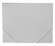 Папка пластиковая "Hatber", А4, 500мкм, на резинке, серия "Standard - Серая"