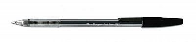 Шариковая ручка "Berlingo Hit", 0,5мм, чёрная, прозрачный корпус