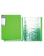 Папка пластиковая "Hatber HD", A4, 20 вкладышей, 700мкм, корешок 14мм, серия "Diamond Neon - Зелёная"