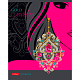 Тетрадь "Hatber", 96л, А5, клетка, лак, фольга, конгрев, на скобе, серия "Gold Jewelry"