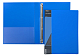 Папка пластиковая "Hatber", А4, на 4-х кольцах, 700мкм, корешок 25мм, серия "Standard - Синяя"