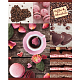 Тетрадь "Hatber Eco", 96л, А5, клетка, на скобе, серия "Coffee & Chocolate"