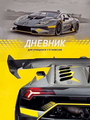 Дневник для 1-11 классов "BG" 40л А5 твёрдый переплёт "Royal Speed", ламинация