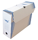 Короб картонный архивный "Kris" АС-9, 100мм, 325х260х100мм, белый