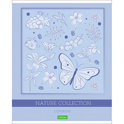 Тетрадь "Hatber Eco", 48л, А5, линия, на скобе, серия "Nature Collection"