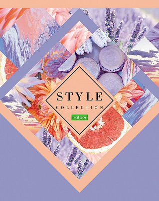Тетрадь "Hatber Eco", 96л, А5, клетка, на скобе, серия "Style Collection"